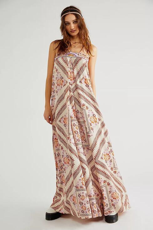 Free People Pants - Free People Serendipity Jumpsuit Cream Tea Rose Strapless Small